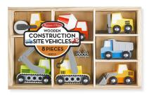 Wooden Construction Site Vehicles By Melissa & Doug (Created by) Cover Image