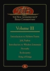 The New Interpreter's(r) Bible Commentary Volume III: Introduction to Hebrew Poetry, Job, Psalms, Introduction to Wisdom Literature, Proverbs, Ecclesi By Irene Nowell Cover Image