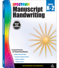 Spectrum Manuscript Handwriting, Grades K - 2 By Spectrum (Compiled by) Cover Image