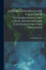 Die Sprachwissenschaft Nach Ihrem Zusammenhange mit Logik, Menschlicher Geistesbildung und Philosoph Cover Image