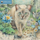 Ivory Cats by Lesley Anne Ivory Mini Wall Calendar 2024 (Art Calendar) By Flame Tree Studio (Created by) Cover Image