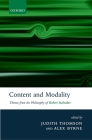 Content and Modality: Themes from the Philosophy of Robert Stalnaker Cover Image