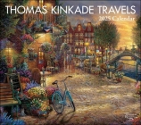 Thomas Kinkade Travels 2025 Deluxe Wall Calendar Cover Image