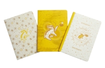 Harry Potter: Hufflepuff Constellation Sewn Notebook Collection (Set of 3) (Harry Potter: Constellation) By Insight Editions Cover Image