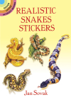Realistic Snakes Stickers (Dover Little Activity Books Stickers) By Jan Sovak Cover Image