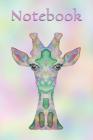Notebook: Giraffe Watercolour Notebook Africa Pastel Shades Grid Dot Animal By Julia Axon Cover Image