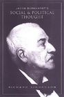 Jacob Burckhardt's Social and Political Thought Cover Image
