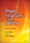 Organic Structures from Spectra 6e By L. D. Field Cover Image