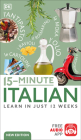 15-Minute Italian: Learn in Just 12 Weeks (DK 15-Minute Lanaguge Learning) By DK Cover Image