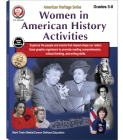 Women in American History Activities Workbook, Grades 5 - 8: American Heritage Series By Schyrlet Cameron Cover Image