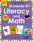 Wipe Clean Workbook: 10 Minute Reading, Writing, and Math (enclosed spiral binding): Ages 6-7; with pen (Wipe Clean Learning Books) By Roger Priddy Cover Image