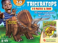 Triceratops 3-D Puzzle and Book: 3D Puzzle and Book [With Book(s)] By Sequoia Children's Publishing Cover Image