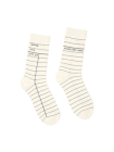 Library Card White Socks Large By Out of Print (Created by) Cover Image