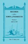 Records of the Town of Plymouth, Volume 1 1636-1705 Cover Image
