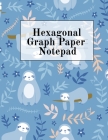 Hexagonal Graph Paper Notepad: Hexagon Notebook (.2 per side, small) - Draw, Doodle, Craft, Tilt, Quilt, Video Game & Mosaic Decoration Project Compo Cover Image