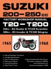 SUZUKI 200-250cc FACTORY WORKSHOP MANUAL T20-T200 ALL MODELS Cover Image