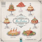 Bodleian Libraries: Mrs Beeton's Classic Dishes Wall Calendar 2025 (Art Calendar) Cover Image