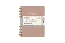 Moleskine 2023 Spiral Planner, 12M, Extra Large, Crush Almond, Hard Cover (8.5 x 11) By Moleskine Cover Image