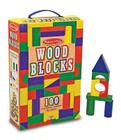 100 Wood Blocks Set By Melissa & Doug (Created by) Cover Image