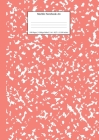 Marble Notebook A4: Coral Pink Marble College Ruled Journal By Young Dreamers Press Cover Image