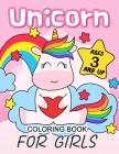 Unicorn Coloring Book for girls ages 3 and up Cover Image
