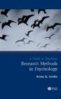 Guide to Teaching Research Met (Teaching Psychological Science #4) By Bryan Saville Cover Image