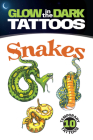 Glow-In-The-Dark Tattoos Snakes [With 10 Tattoos] (Dover Tattoos) By Jan Sovak Cover Image