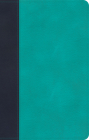 CSB Personal Size Bible, Navy/Teal LeatherTouch Cover Image