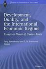 Development, Duality, and the International Economic Regime: Essays In Honor of Gustav Ranis (Studies In International Economics) Cover Image