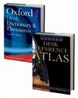 The Desk Reference Set: Consisting of the Desk Reference Atlas, the Oxford Desk Dictionary and Thesaurus 2-Volume Set By Oxford University Press (Manufactured by) Cover Image