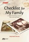 Aba/AARP Checklist for My Family: A Guide to My History, Financial Plans and Final Wishes By Sally Balch Hurme Cover Image