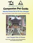 Companion Pet Guide: Find the Perfect Pet to Fit Your Lifestyle!: Lost Temple Dogs, Cats, Rodents, Snakes, Birds, Lizards, Arthropods, Frog By Karen Cutler Cover Image