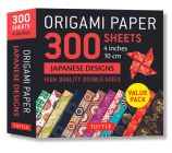 Origami Paper 300 Sheets Japanese Designs 4 (10 CM): Tuttle Origami Paper: Double-Sided Origami Sheets Printed with 12 Different Designs By Tuttle Publishing (Editor) Cover Image