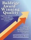 Baldrige Award Winning Quality: How to Interpret the Baldrige Criteria for Performance Excellence By Mark Graham Brown Cover Image