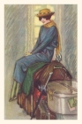 Vintage Journal Excited Lady Traveler By Found Image Press (Producer) Cover Image