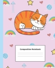 Composition Notebook: Cute Cat Composition Notebook for Girls: Perfect for taking down notes in school, home or work Cover Image