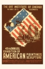 Vintage Journal Poster for American Art Exhibition By Found Image Press (Producer) Cover Image