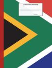 South Africa Composition Notebook: Graph Paper Book to write in for school, take notes, for kids, students, teachers, homeschool, South African Flag C By Country Flag Journals Cover Image