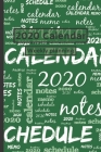 2020 Calendar: Weekly planning (Handbook #5) By CICI Calendar, Nini N, Cinia Cada Cover Image