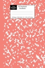 A5 Notebook Hardback: Coral Pink Marble Wide Rule Journal By Young Dreamers Press Cover Image