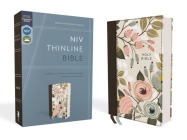 Niv, Thinline Bible, Cloth Over Board, Floral, Red Letter Edition, Comfort Print By Zondervan Cover Image