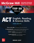 Top 50 ACT English, Reading, and Science Skills, Third Edition Cover Image