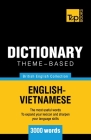 Theme-based dictionary British English-Vietnamese vocabulary - 3000 words By Andrey Taranov Cover Image