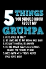 5 Things You Should Know About My Grumpa: Grumpa Gifts for the Grumpy Grandpa By Steph Park Jones Cover Image