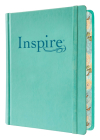 Inspire Bible NLT (Hardcover Leatherlike, Aquamarine, Filament Enabled): The Bible for Coloring & Creative Journaling Cover Image