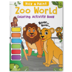 Pick and Paint Coloring Book: Zoo World By Wonder House Books Cover Image