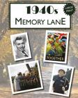 1940s Memory Lane: Large print book for dementia patients By Hugh Morrison Cover Image