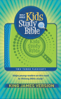 KJV Kids Study Bible, Flexisoft (Red Letter, Imitation Leather, Green/Blue) Cover Image