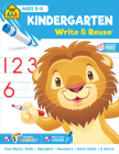School Zone Kindergarten Write & Reuse Workbook By School Zone Cover Image