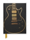 Gibson Les Paul Black Guitar (Foiled Journal) (Flame Tree Notebooks) Cover Image